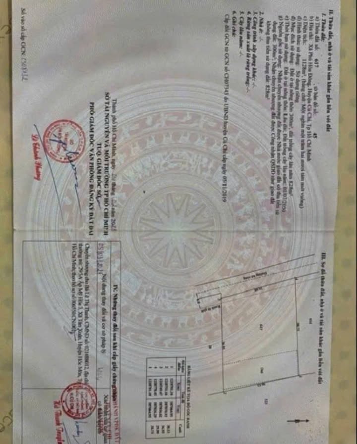 Bán đất xã Phú Hòa Đông, Củ Chi 1128m² giá 6 tỷ - Đầu tư lý tưởng!