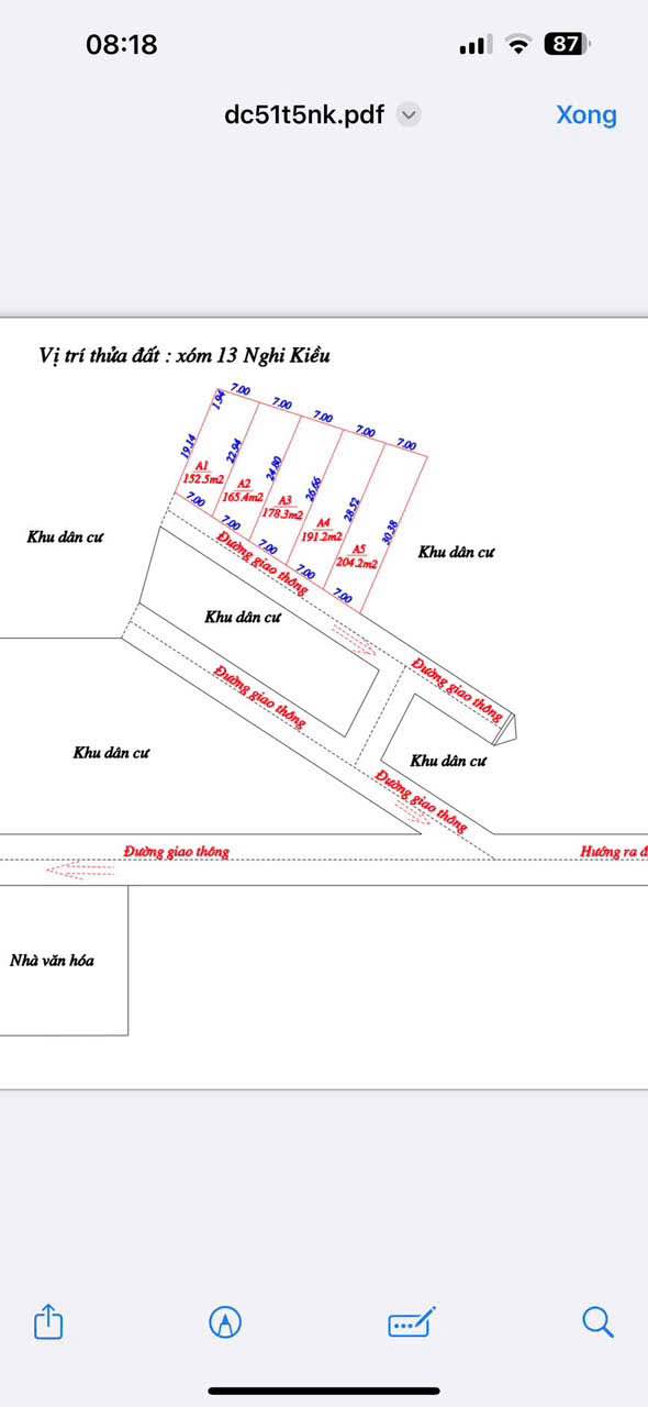 Đất Nền Nghi Kiều, Nghi Lộc 168m² giá 3xx triệu - Cần Bán Gấp Trước Tết!