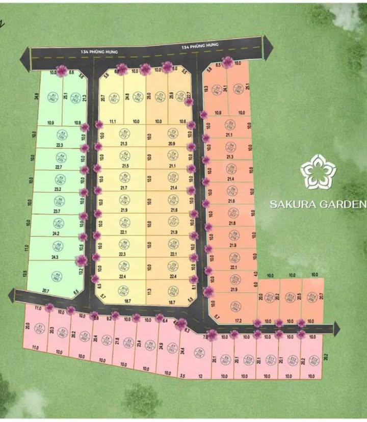 Đất thổ cư 381m² khu Sakura Phùng Hưng - Giá chỉ 1.95 tỷ