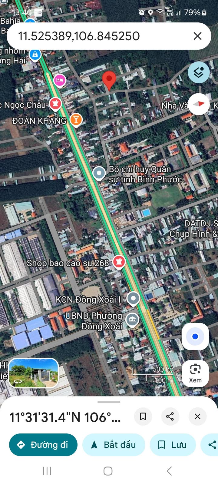 Đất nền KP Tiến Thành 3, Đồng Xoài 408m² giá 2 tỷ - Cơ hội đầu tư hấp dẫn!