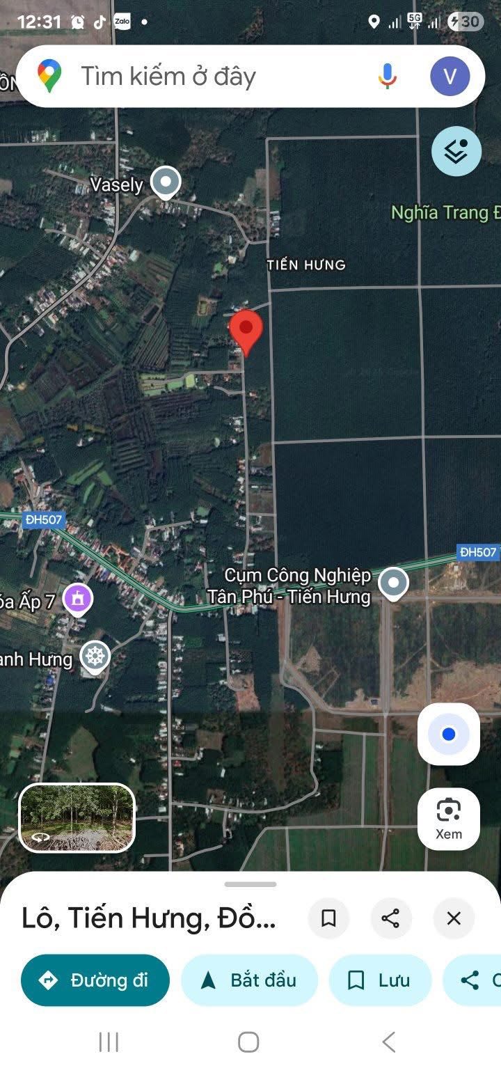 Đất thổ cư Khu hưu trí Tiến Hưng 180m² giá 700 triệu - Cơ hội đầu tư hấp dẫn!