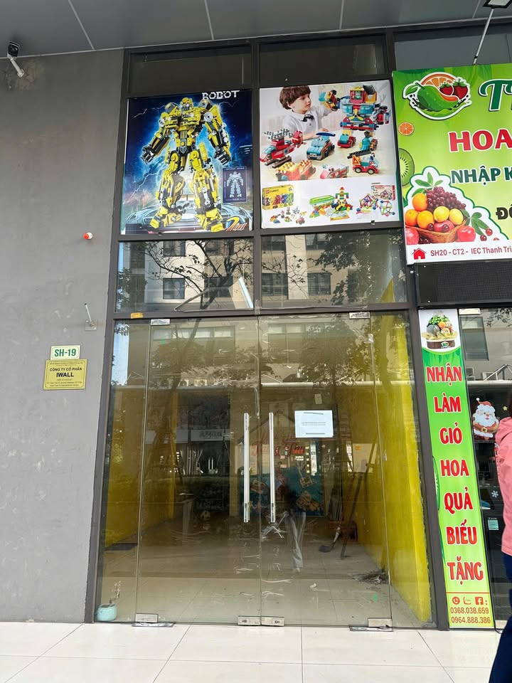 Shophouse IEC Thanh Trì 40-50m² giá dưới 10 triệu - Kinh doanh ngay lập tức!