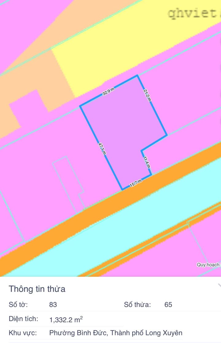 Đất CLN 1332m² mặt tiền đường nhựa ngọn, giá chỉ 1 tỷ - Cơ hội đầu tư hấp dẫn!
