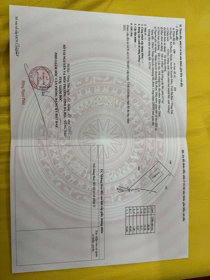 Đất nền xã Hồ Tràm, Xuyên Mộc 527m² giá 2.8 tỷ - Gần biển chỉ 3km!