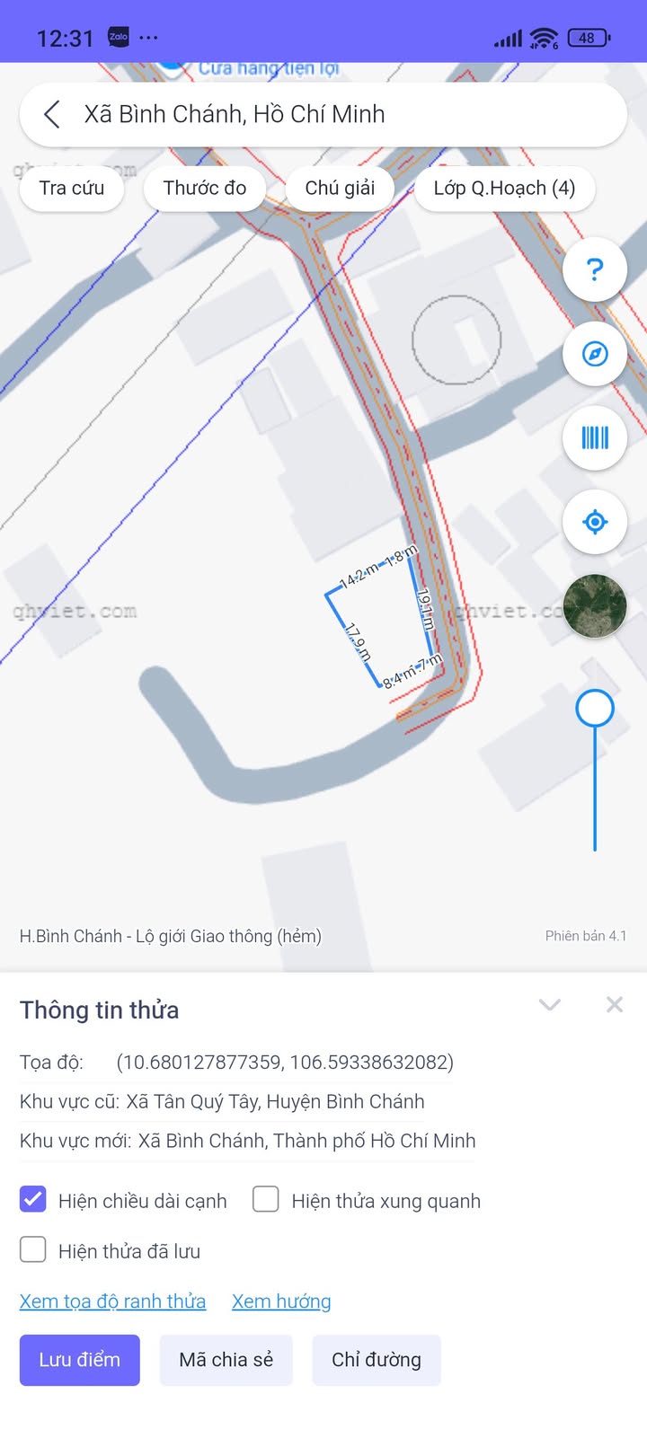Đất thổ cư 235m² tại Tân Quý Tây, Bình Chánh - Sổ hồng riêng, giá 2.7 tỷ!
