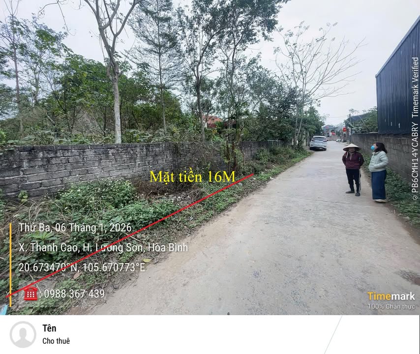 Đất nền thổ cư 730m² tại Cao Dương, Lương Sơn, Hòa Bình - Sổ đỏ chính chủ, giá 2.8 tỷ!