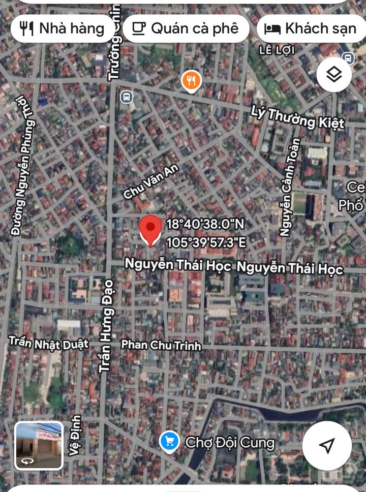 Nhà lô góc 2 mặt tiền tại Nguyễn Thái Học, TP Vinh 62m² giá 5 tỷ - Không thể bỏ lỡ!