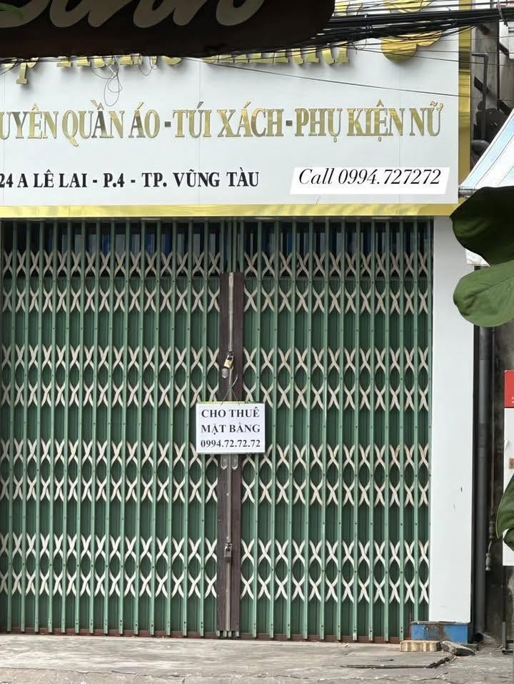 Mặt bằng cho thuê tại 224 Lê Lai, Vũng Tàu - Thích hợp kinh doanh dịp Tết!