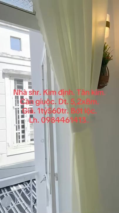 Nhà phố 2 tầng tại Khu phố Kim Định, Cần Giuộc, Long An 41m² giá 1.56 tỷ - Sổ hồng chính chủ!