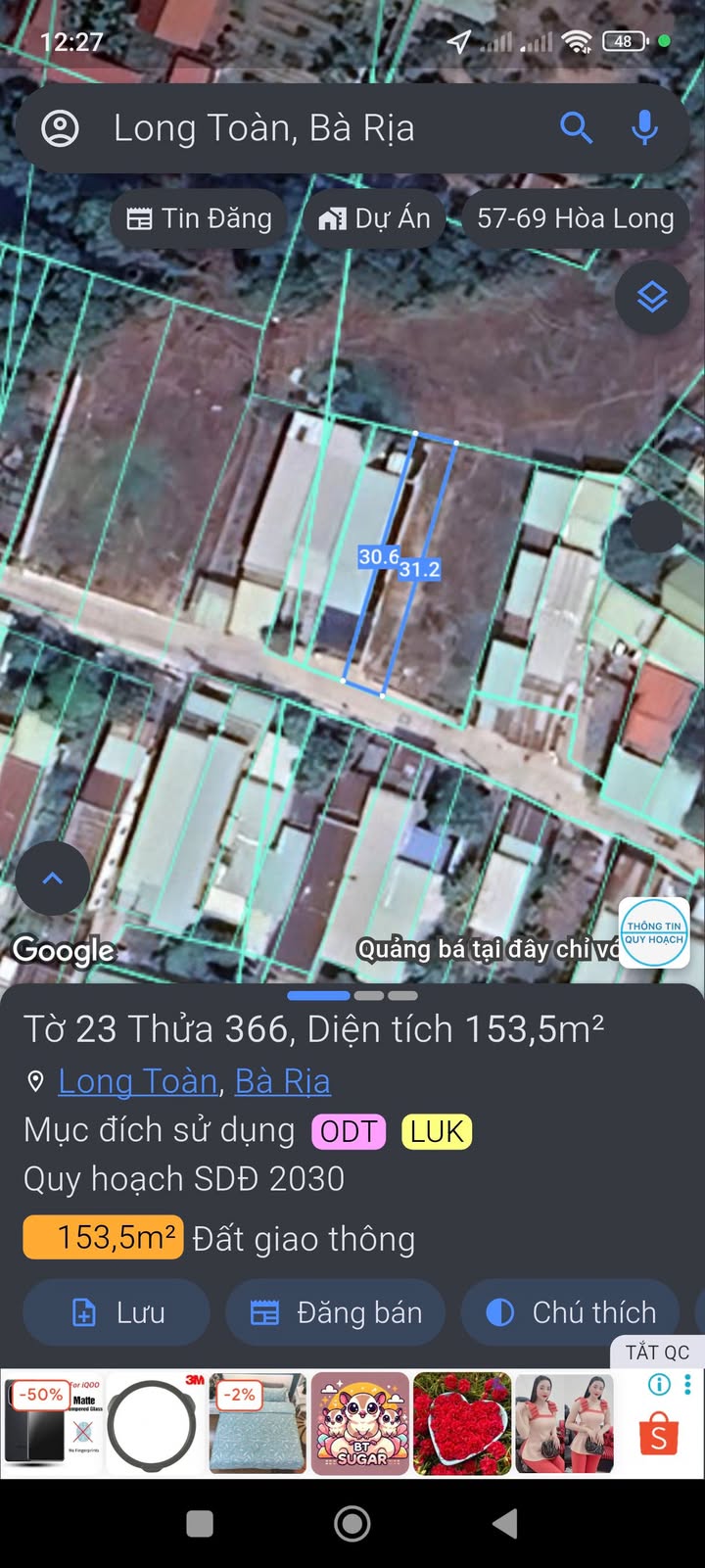 Đất nền hẻm 25 Trần Chánh Chiếu, Long Toàn 120m² giá 1,4 tỷ - Chính chủ bán gấp!