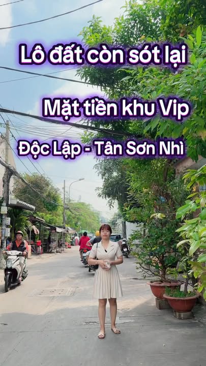 Đất mặt tiền Độc Lập, Quận 1, 81m² giá 8.1 tỷ - Cơ hội đầu tư sinh lời!