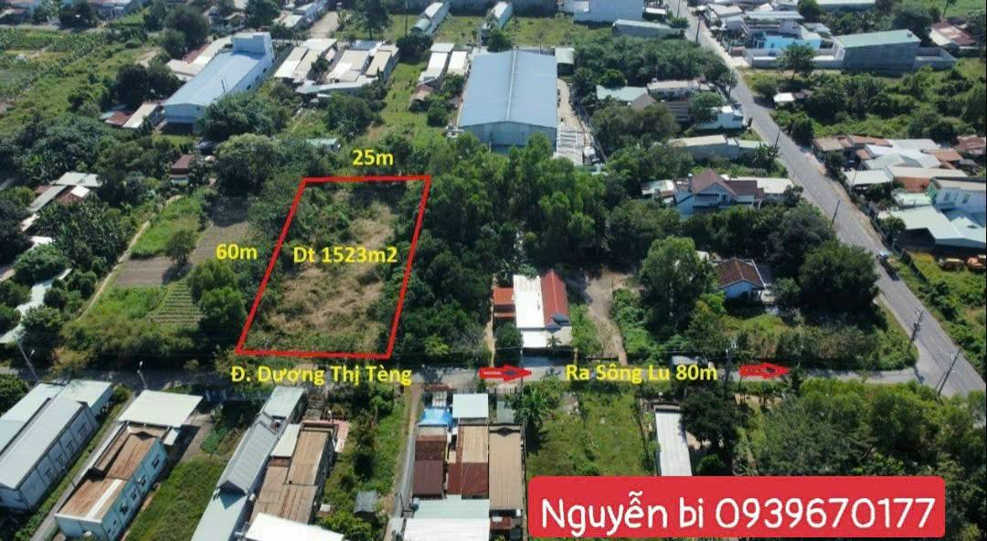 Đất nền Xã Hòa Phú, Huyện Củ Chi 1523m² giá 10.5 tỷ - Phù hợp xây biệt thự, kho xưởng!