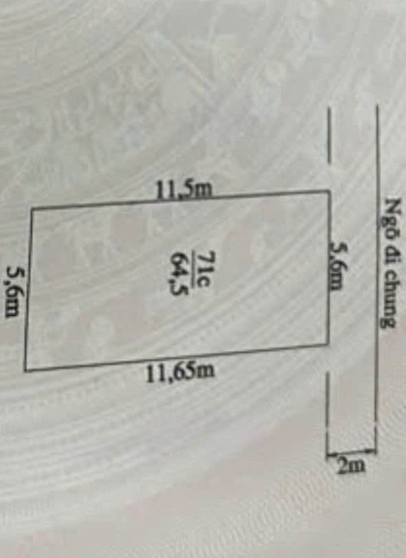 Lô đất Đằng Hải 64.5m² giá 2.45 tỷ - Vị trí đẹp, ngõ thông thoáng!