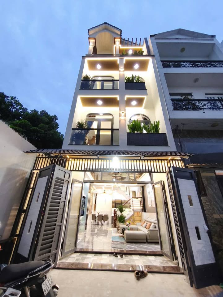 Nhà 4 tầng hẻm xe hơi Bùi Quang Là, Gò Vấp, 54m² giá 8.9 tỷ - Đầy đủ nội thất!