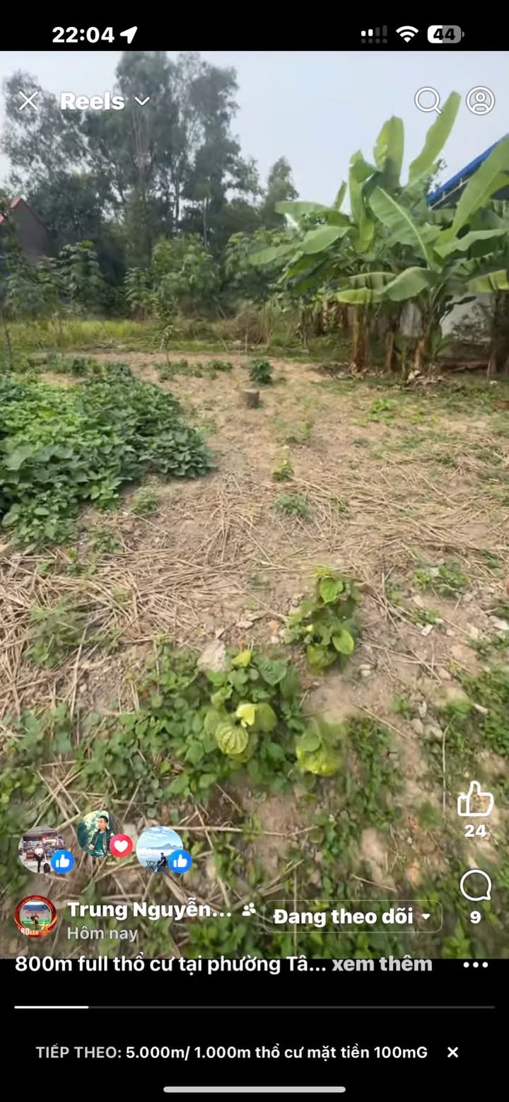 Đất thổ cư 800m² tại phường Vạn Xuân, TP Phổ Yên chỉ 5.3 tỷ - Pháp lý rõ ràng!