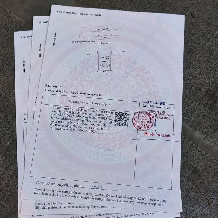 Đất nền Dĩ An 64m² giá 3.55 tỷ - Xây dựng tự do, gần trường học!