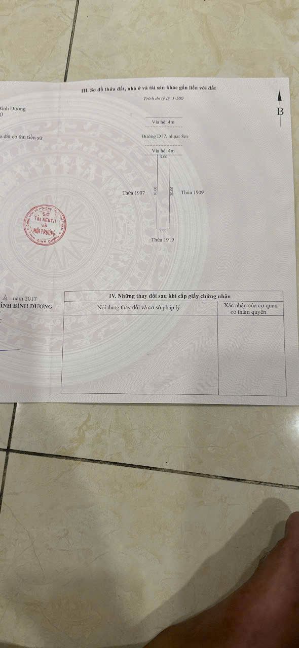 Đất nền Khu dân cư Vietssing, Phường An Phú, 750m² giá 5 tỷ - Đầy đủ thổ cư, sẵn sàng xây dựng!