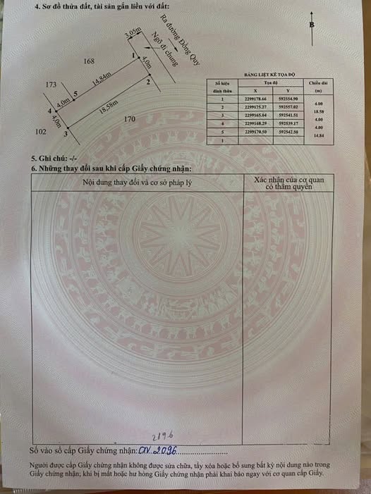 Đất nền đẹp tại Ngõ 164 Đồng Quy, Hải Phòng 74m² - Sổ đỏ chính chủ, đầu tư sinh lời!