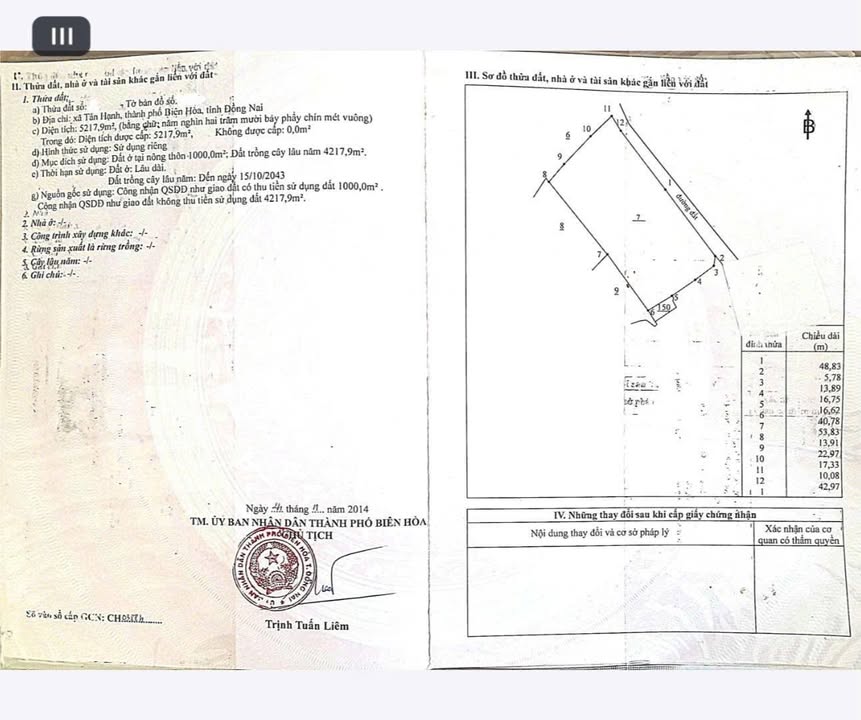 Đất thổ cư lớn tại Tân Hạnh, Biên Hòa, 9330m² giá 63 tỷ - Cơ hội đầu tư tuyệt vời!