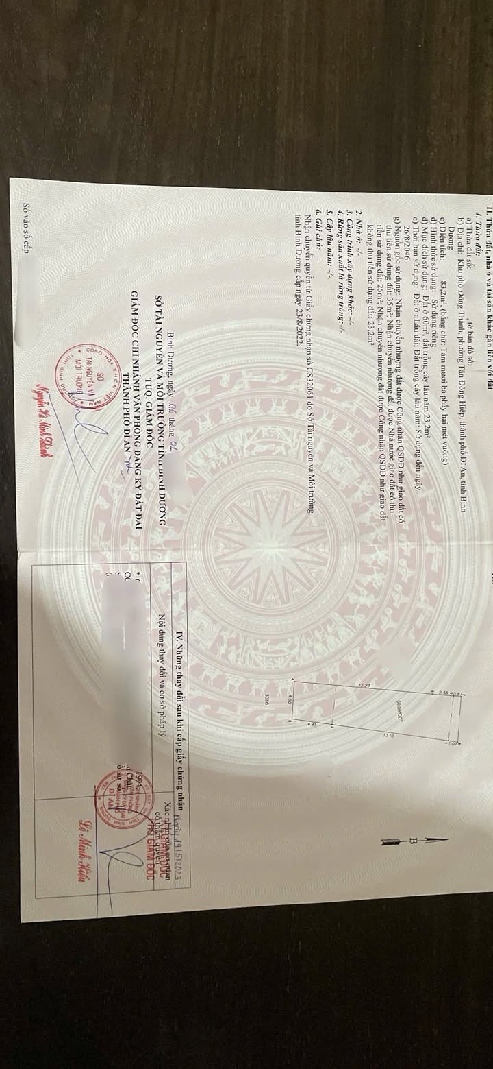 Đất sổ riêng Dĩ An 80m² giá 1.7 tỷ - Đường bê tông xe hơi vào tận nhà!