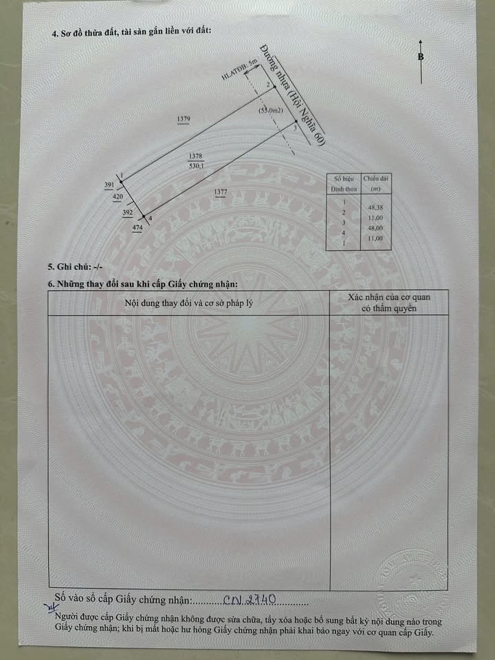Đất nền Đường 60, Phường Hội Nghĩa, 407m² - Tiềm năng đầu tư lớn!