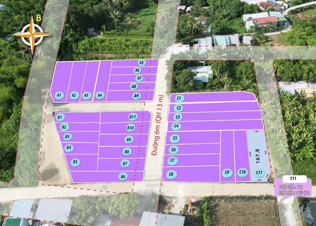 Đất nền Suối Hiệp, Huyện Diên Khánh 167m² giá 1.169 tỷ - Cơ hội đầu tư hiếm có!