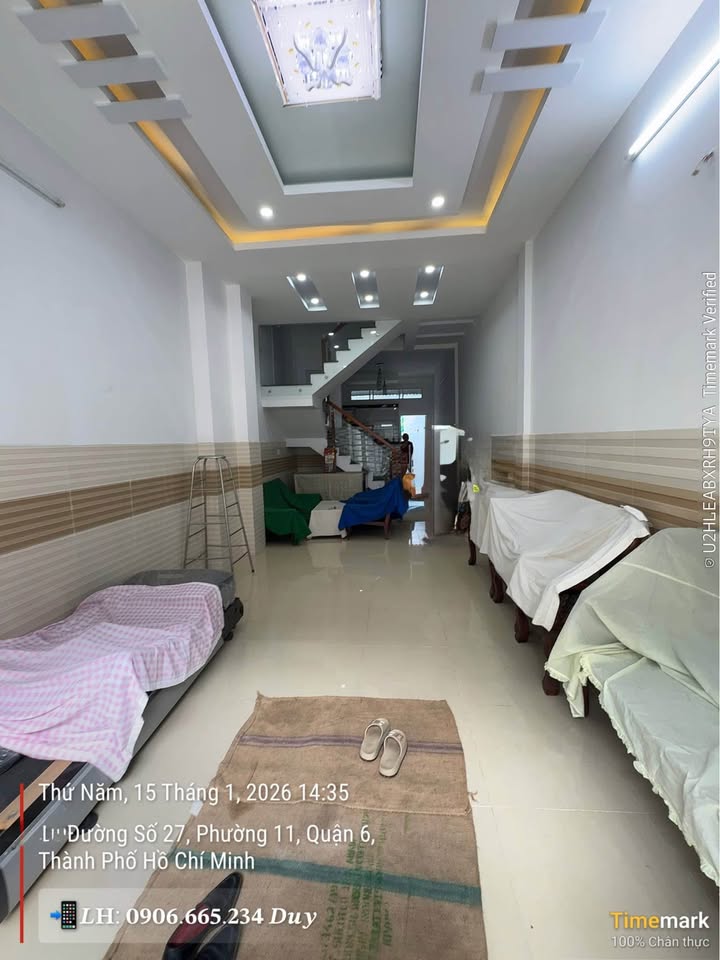 Bán gấp Mặt Tiền Đường Số 27, Quận 6 - Diện tích 73.8m², giá 10.5 tỷ - Nhà mới đẹp, tiện ích đầy đủ!