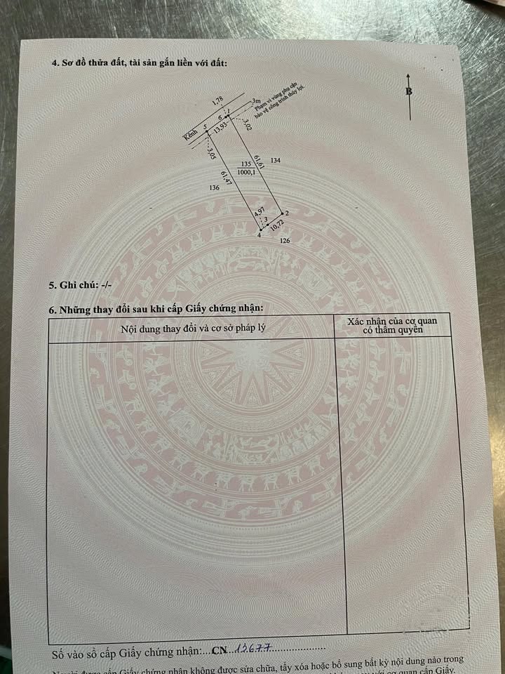 Đất vườn 6000m² An Thạnh Bến Lức - 4.5 tỷ - Sổ đỏ chính chủ