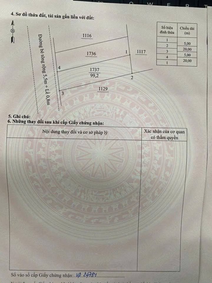Đất ở chính chủ Điện Phước 95m² giá 1.13 tỷ - Kết nối giao thông thuận lợi!
