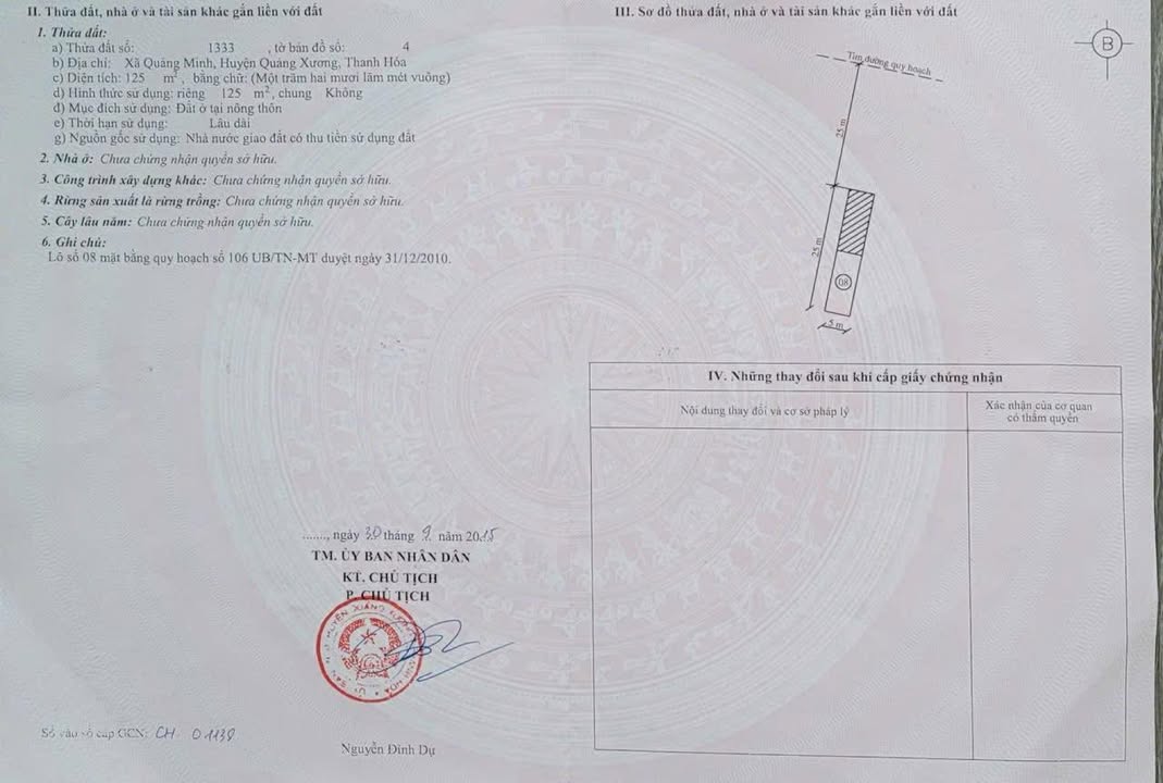 Đất nền Sầm Sơn 125m² giá chỉ 2.xxx tỷ - Cơ hội đầu tư hấp dẫn!