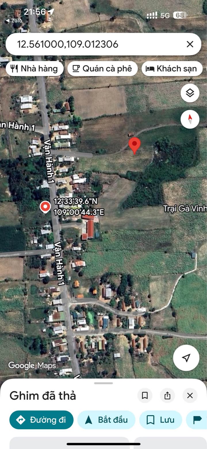 Đất Ninh Tây, Ninh Hòa 616m² giá 499 triệu - Sổ hồng riêng, đầu tư lý tưởng!