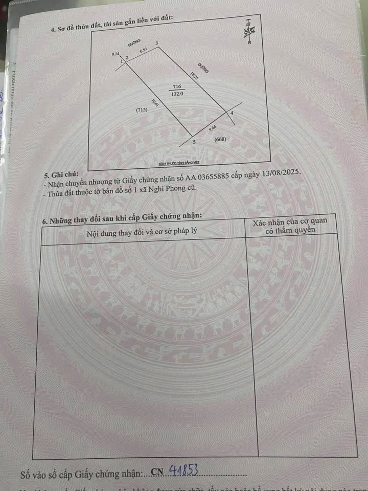 Đất nền Xóm 2, Nghi Phong 132m² - Lô góc 2 mặt tiền, giao thông thuận tiện!