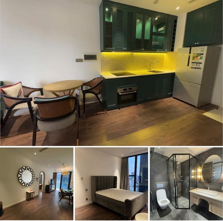 Căn hộ Vinhomes Golden River Q1 53m² giá 28 triệu - View cầu Bason tuyệt đẹp!