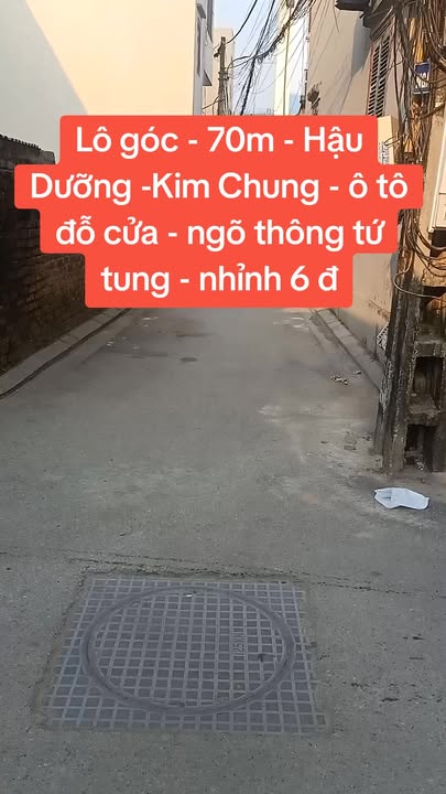 Đất nền Hậu Dưỡng - Kim Chung 70m² giá 6 tỷ - Kinh doanh đỉnh cao!