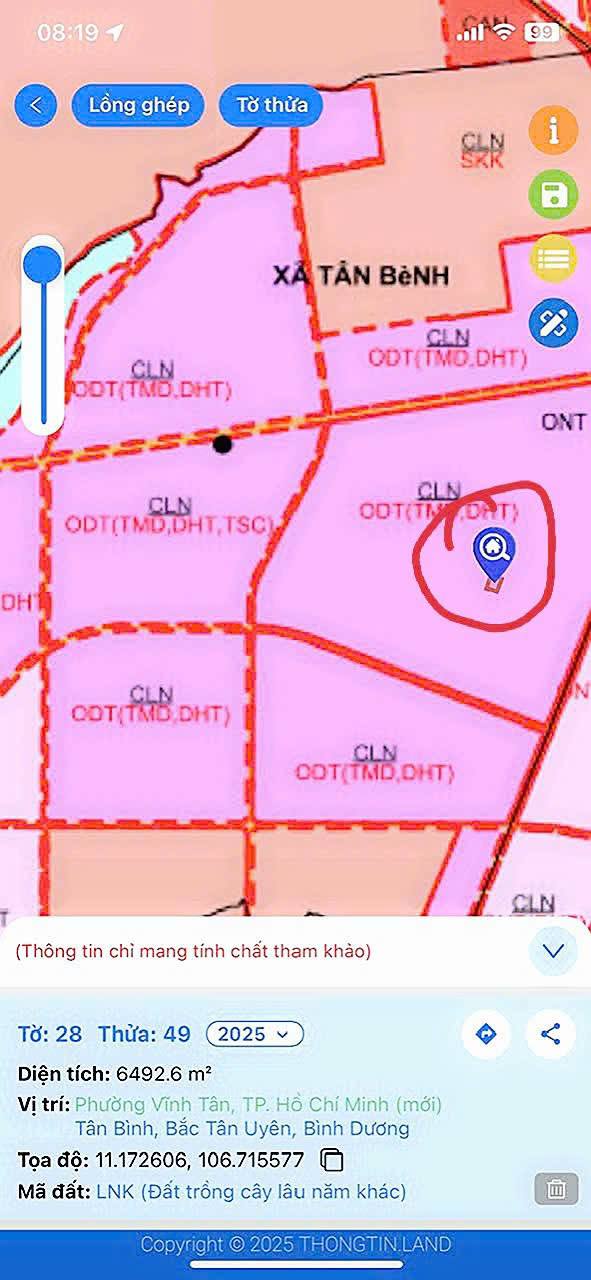 Đất nền 70m² Vĩnh Tân, Bình Tân chỉ 850 triệu - Sổ hồng chính chủ!