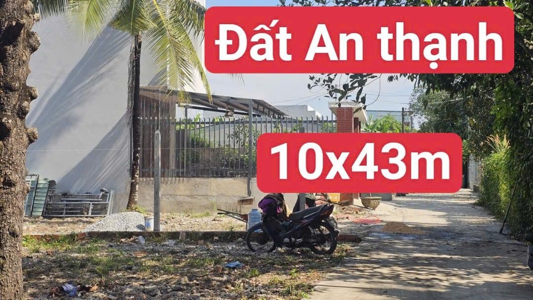 Đất thổ cư An Thạnh 433m² giá 5.2 tỷ - Sổ đỏ chính chủ, đường xe hơi