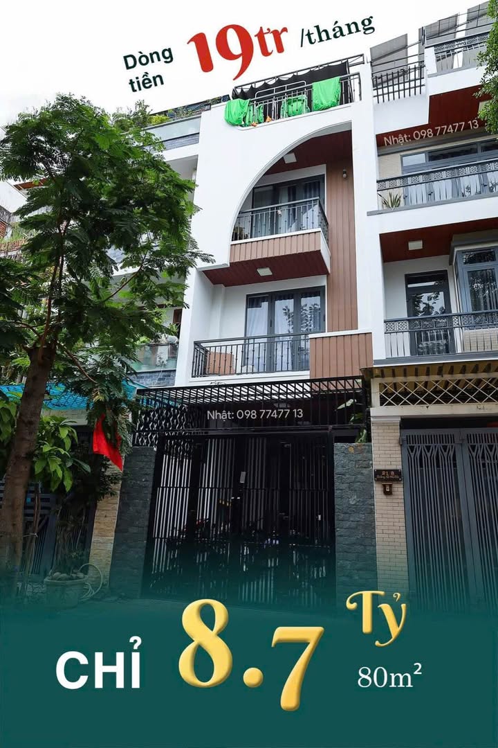Nhà phố Hà Quang 2, Nha Trang 80m² giá 8,7 tỷ - Đầu tư sinh lời ngay!