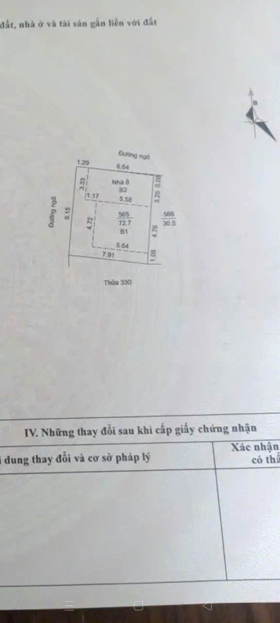 Đất nền P. Thành Đông, 72.7m² giá 2 tỷ - Vị trí trung tâm tiện lợi!