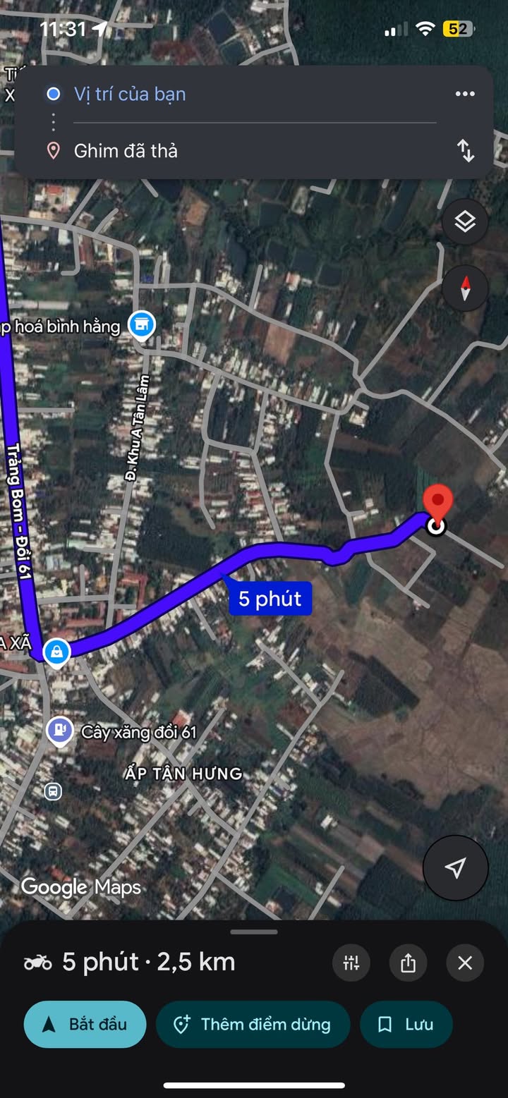 Đất nền Xã Trung Hoà, Trảng Bom 1148m² giá 850 triệu - Bán gấp dịp Tết