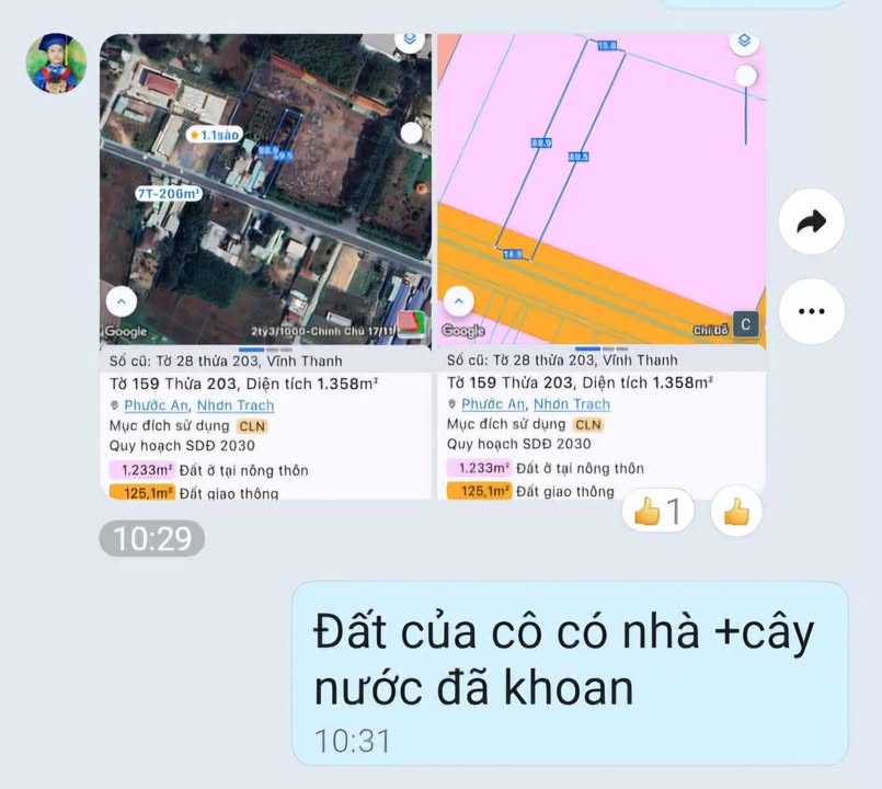 Đất mặt tiền Vĩnh Thanh Nhơn Trạch 1.358,24m² giá 29.8 tỷ - Đầu tư sinh lời nhanh chóng!