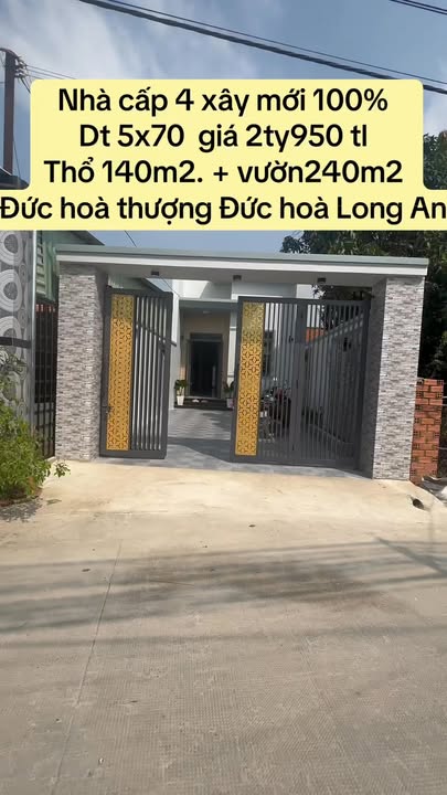 Nhà vườn ấp Nhơn Hòa, Đức Hòa Thượng 350m² giá 2.95 tỷ - Đầu tư sinh lời ngay!