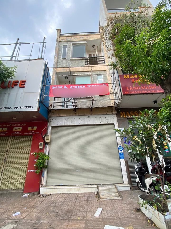 Cho thuê mặt tiền Gò Dầu Tân Phú 64m² - Kinh doanh đắc địa, giá tốt!