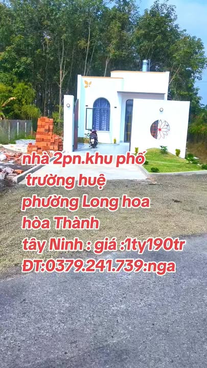 Nhà phố Hốc Trâm, Tây Ninh 168m² giá 1.19 tỷ - Bán gấp chính chủ!
