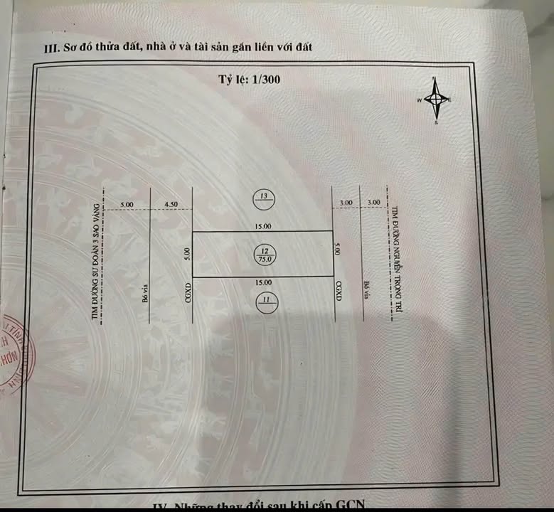 Đất nền 2 mặt đường Sư Đoàn 3 Sao Vàng và Nguyễn Trọng Trì 75m² giá 4 tỷ - Cơ hội đầu tư tuyệt vời!