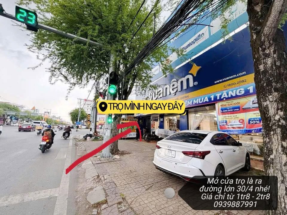 Phòng trọ đường 30/4, Quận Ninh Kiều, Cần Thơ - Giá chỉ từ 1.8 triệu/tháng!