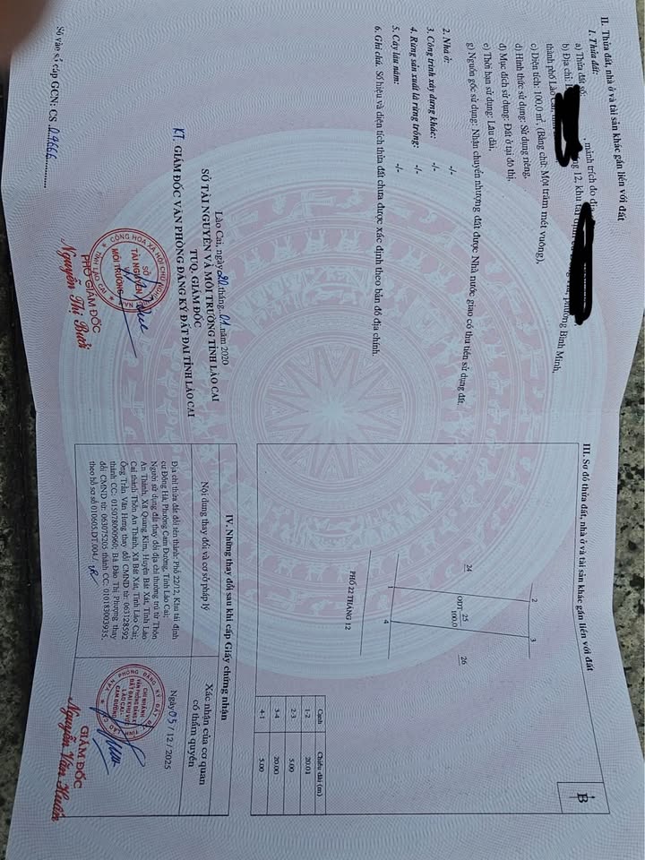 Đất nền 22/12 Cam Đường 100m² giá 15.5 tỷ - Vị trí đắc địa gần trường học và bệnh viện!