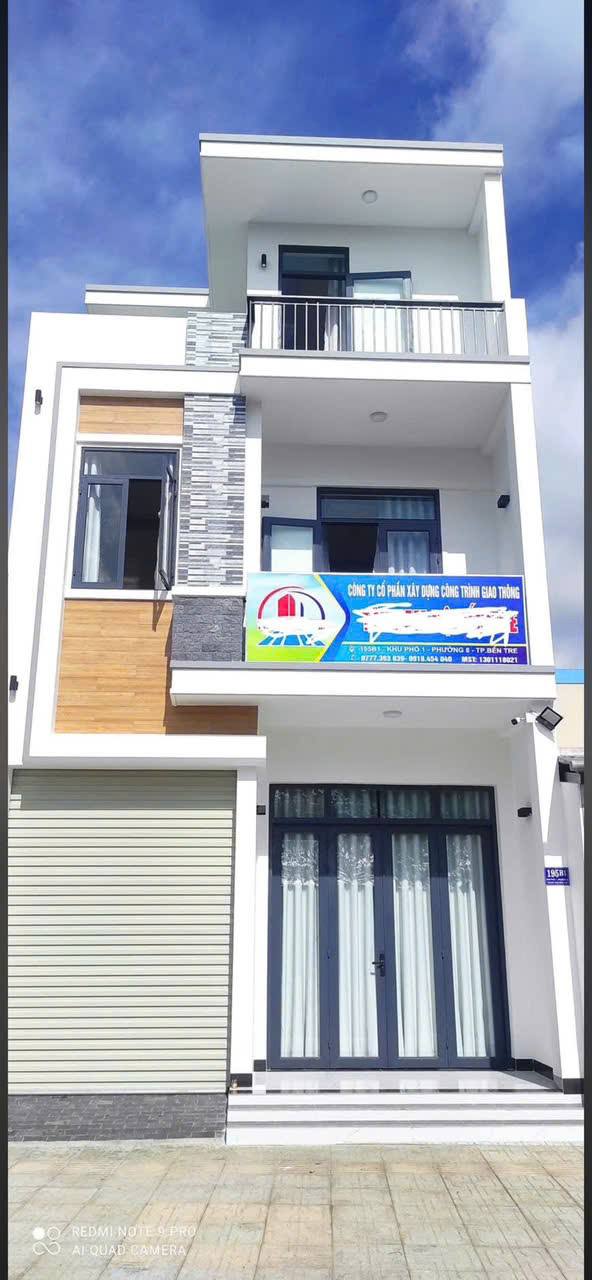 Nhà phố tại phường 8, Bến Tre 57.3m² giá 4.3 tỷ - Đầu tư sinh lời ổn định!