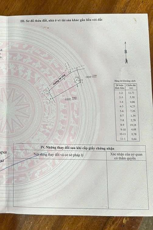 Đất nền Khu phố Tân Thành 2, Hoài Nhơn 173m² - Nở hậu, 2 mặt tiền, giá chỉ 9xx triệu!