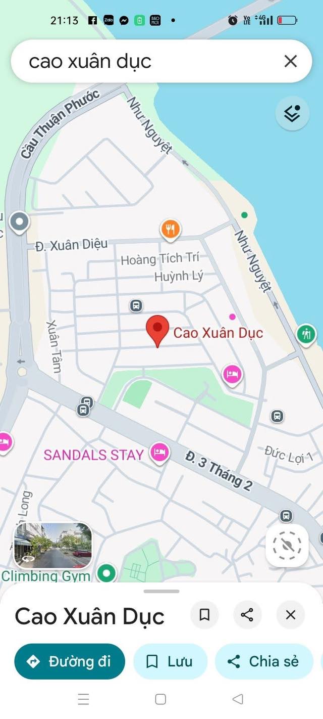 Nhà 3 tầng Đường Cao Xuân Dục, 60m² giá 6 tỷ - Kinh doanh đỉnh cao!