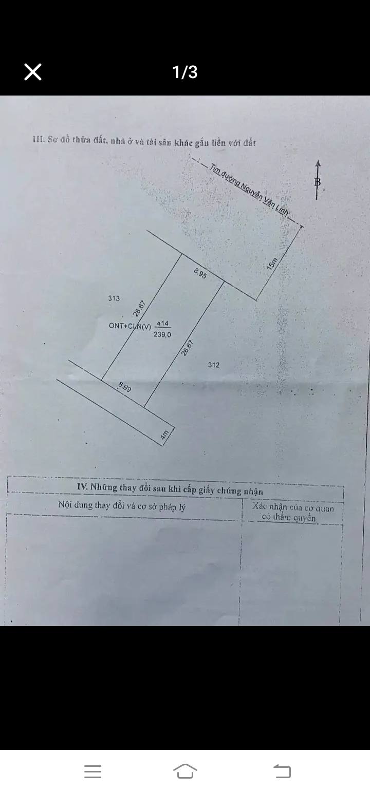 Đất thổ cư Hòa Thành 239.4m² giá 15.96 tỷ - Sổ hồng chính chủ, hỗ trợ ngân hàng!